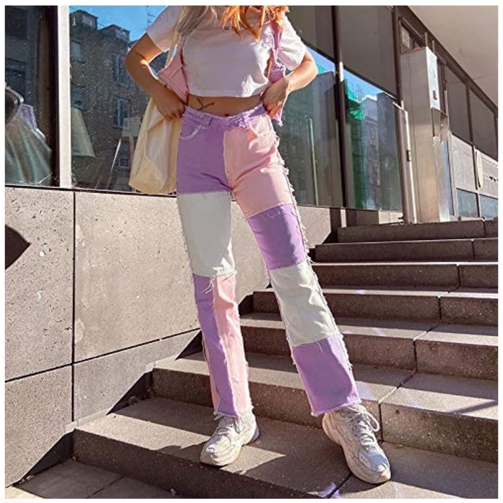 Patchwork pants!
